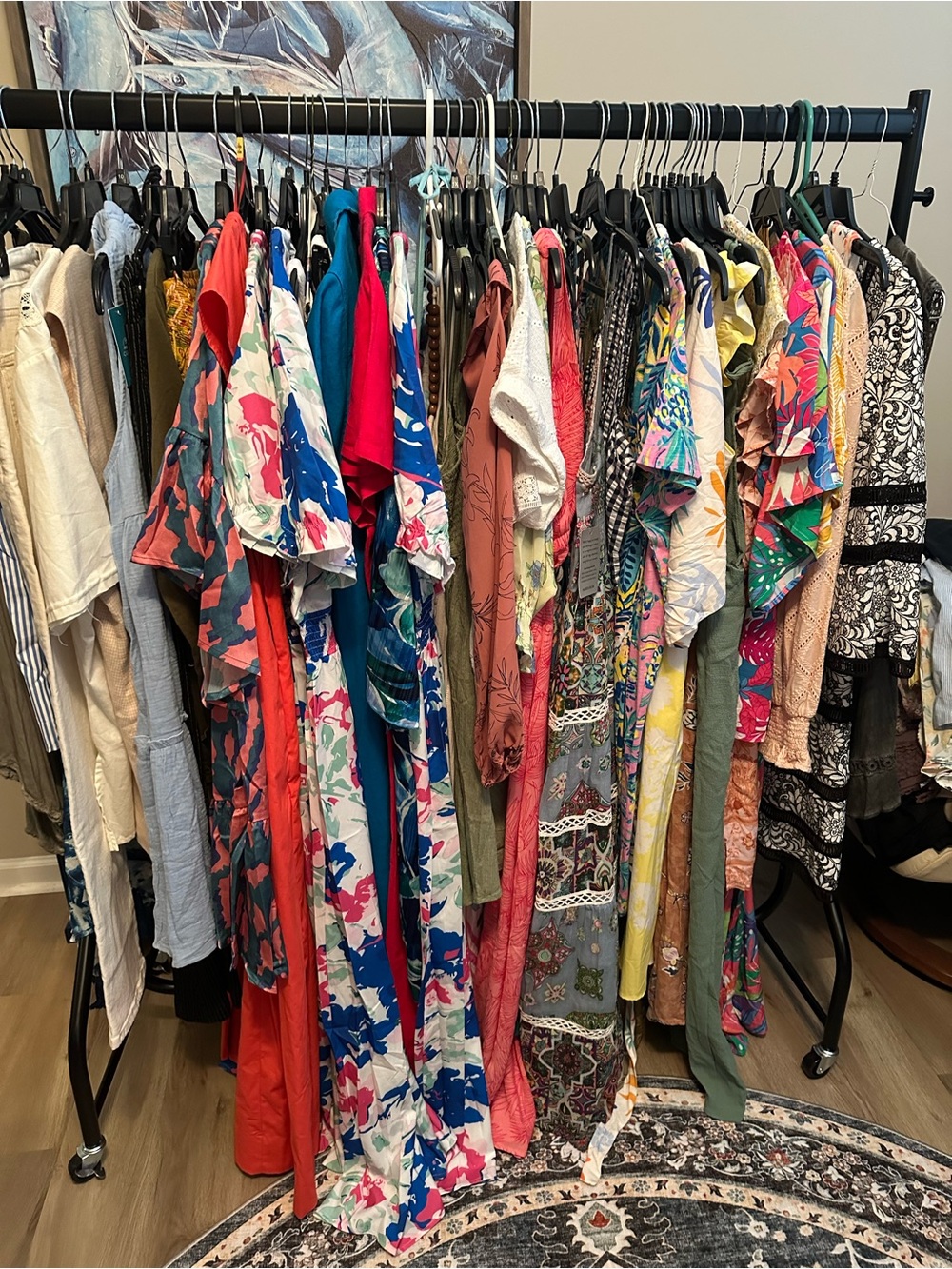 Assorted Floral & Patterned Maxi Dresses - Multicolor